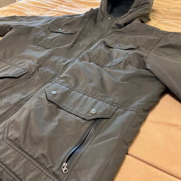 Kuhl Mens XL Metal Grey Projekt Kollusion Sherpa Lined M65 Field Coat. - Picture 7 of 11